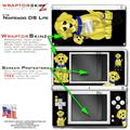 Nintendo DS Lite Skin Puppy Dogs on Black WraptorSkinz Skin Kit by TuneTattooz