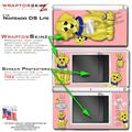 Nintendo DS Lite Skin Puppy Dogs on Pink WraptorSkinz Skin Kit by TuneTattooz