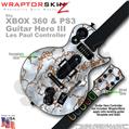 Rusted Metal WraptorSkinz  Skin fits XBOX 360 & PS3 Guitar Hero III Les Paul Controller (GUITAR NOT INCLUDED)