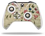WraptorSkinz Decal Skin Wrap Set works with 2016 and newer XBOX One S / X Controller Flowers and Berries Red (CONTROLLER NOT INCLUDED)