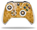 WraptorSkinz Decal Skin Wrap Set works with 2016 and newer XBOX One S / X Controller Triangle Mosaic Orange (CONTROLLER NOT INCLUDED)