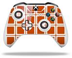 WraptorSkinz Decal Skin Wrap Set works with 2016 and newer XBOX One S / X Controller Squared Burnt Orange (CONTROLLER NOT INCLUDED)
