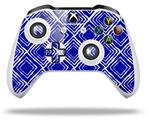 WraptorSkinz Decal Skin Wrap Set works with 2016 and newer XBOX One S / X Controller Wavey Royal Blue (CONTROLLER NOT INCLUDED)