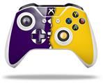 WraptorSkinz Decal Skin Wrap Set works with 2016 and newer XBOX One S / X Controller Ripped Colors Purple Yellow (CONTROLLER NOT INCLUDED)