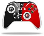 WraptorSkinz Decal Skin Wrap Set works with 2016 and newer XBOX One S / X Controller Ripped Colors Black Red (CONTROLLER NOT INCLUDED)