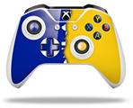 WraptorSkinz Decal Skin Wrap Set works with 2016 and newer XBOX One S / X Controller Ripped Colors Blue Yellow (CONTROLLER NOT INCLUDED)