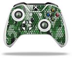 WraptorSkinz Decal Skin Wrap Set works with 2016 and newer XBOX One S / X Controller HEX Mesh Camo 01 Green (CONTROLLER NOT INCLUDED)