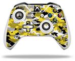 WraptorSkinz Decal Skin Wrap Set works with 2016 and newer XBOX One S / X Controller WraptorCamo Digital Camo Yellow (CONTROLLER NOT INCLUDED)