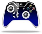 WraptorSkinz Decal Skin Wrap Set works with 2016 and newer XBOX One S / X Controller Smooth Fades Blue Black (CONTROLLER NOT INCLUDED)