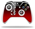 WraptorSkinz Decal Skin Wrap Set works with 2016 and newer XBOX One S / X Controller Smooth Fades Red Black (CONTROLLER NOT INCLUDED)
