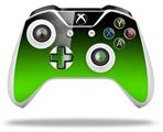 WraptorSkinz Decal Skin Wrap Set works with 2016 and newer XBOX One S / X Controller Smooth Fades Green Black (CONTROLLER NOT INCLUDED)