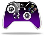 WraptorSkinz Decal Skin Wrap Set works with 2016 and newer XBOX One S / X Controller Smooth Fades Purple Black (CONTROLLER NOT INCLUDED)