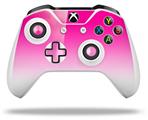 WraptorSkinz Decal Skin Wrap Set works with 2016 and newer XBOX One S / X Controller Smooth Fades White Hot Pink (CONTROLLER NOT INCLUDED)