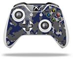 WraptorSkinz Decal Skin Wrap Set works with 2016 and newer XBOX One S / X Controller WraptorCamo Old School Camouflage Camo Blue Navy (CONTROLLER NOT INCLUDED)