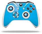 WraptorSkinz Decal Skin Wrap Set works with 2016 and newer XBOX One S / X Controller Solids Collection Blue Neon (CONTROLLER NOT INCLUDED)