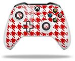 WraptorSkinz Decal Skin Wrap Set works with 2016 and newer XBOX One S / X Controller Houndstooth Red (CONTROLLER NOT INCLUDED)