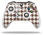 WraptorSkinz Decal Skin Wrap Set works with 2016 and newer XBOX One S / X Controller Houndstooth Chocolate Brown (CONTROLLER NOT INCLUDED)