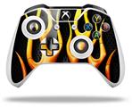 WraptorSkinz Decal Skin Wrap Set works with 2016 and newer XBOX One S / X Controller Metal Flames (CONTROLLER NOT INCLUDED)