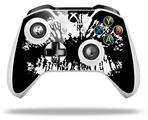 WraptorSkinz Decal Skin Wrap Set works with 2016 and newer XBOX One S / X Controller Big Kiss Lips White on Black (CONTROLLER NOT INCLUDED)