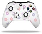 WraptorSkinz Decal Skin Wrap Set works with 2016 and newer XBOX One S / X Controller Pastel Flowers (CONTROLLER NOT INCLUDED)