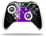 WraptorSkinz Decal Skin Wrap Set works with 2016 and newer XBOX One S / X Controller Barbwire Heart Purple (CONTROLLER NOT INCLUDED)