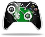 WraptorSkinz Decal Skin Wrap Set works with 2016 and newer XBOX One S / X Controller Barbwire Heart Green (CONTROLLER NOT INCLUDED)