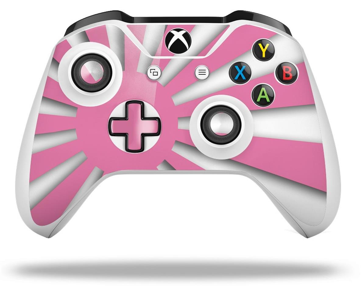 Xbox One S And One X Wireless Controller Skins Rising Sun Japanese Flag Pink Wraptorskinz