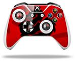 WraptorSkinz Decal Skin Wrap Set works with 2016 and newer XBOX One S / X Controller Oriental Dragon Black on Red (CONTROLLER NOT INCLUDED)