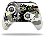 WraptorSkinz Decal Skin Wrap Set works with 2016 and newer XBOX One S / X Controller Abstract 02 Yellow (CONTROLLER NOT INCLUDED)