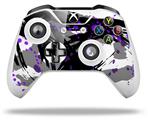 WraptorSkinz Decal Skin Wrap Set works with 2016 and newer XBOX One S / X Controller Abstract 02 Purple (CONTROLLER NOT INCLUDED)