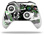 WraptorSkinz Decal Skin Wrap Set works with 2016 and newer XBOX One S / X Controller Abstract 02 Green (CONTROLLER NOT INCLUDED)