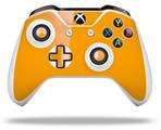 WraptorSkinz Decal Skin Wrap Set works with 2016 and newer XBOX One S / X Controller Solids Collection Orange (CONTROLLER NOT INCLUDED)