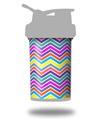 Skin Decal Wrap works with Blender Bottle ProStak 22oz Zig Zag Colors 04 (BOTTLE NOT INCLUDED)