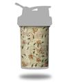 Skin Decal Wrap works with Blender Bottle ProStak 22oz Flowers and Berries Orange (BOTTLE NOT INCLUDED)