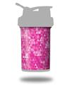 Skin Decal Wrap works with Blender Bottle ProStak 22oz Triangle Mosaic Fuchsia (BOTTLE NOT INCLUDED)
