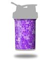Skin Decal Wrap works with Blender Bottle ProStak 22oz Triangle Mosaic Purple (BOTTLE NOT INCLUDED)