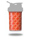 Skin Decal Wrap works with Blender Bottle ProStak 22oz Wavey Red (BOTTLE NOT INCLUDED)