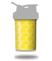 Skin Decal Wrap works with Blender Bottle ProStak 22oz Wavey Yellow (BOTTLE NOT INCLUDED)
