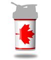 Skin Decal Wrap works with Blender Bottle ProStak 22oz Canadian Canada Flag (BOTTLE NOT INCLUDED)
