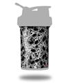 Skin Decal Wrap works with Blender Bottle ProStak 22oz Scattered Skulls Black (BOTTLE NOT INCLUDED)