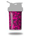 Skin Decal Wrap works with Blender Bottle ProStak 22oz Scattered Skulls Hot Pink (BOTTLE NOT INCLUDED)