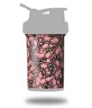 Skin Decal Wrap works with Blender Bottle ProStak 22oz Scattered Skulls Pink (BOTTLE NOT INCLUDED)