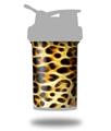 Skin Decal Wrap works with Blender Bottle ProStak 22oz Fractal Fur Leopard (BOTTLE NOT INCLUDED)