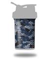 Skin Decal Wrap works with Blender Bottle ProStak 22oz HEX Mesh Camo 01 Blue (BOTTLE NOT INCLUDED)