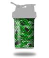 Skin Decal Wrap works with Blender Bottle ProStak 22oz HEX Mesh Camo 01 Green Bright (BOTTLE NOT INCLUDED)