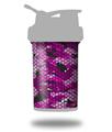 Skin Decal Wrap works with Blender Bottle ProStak 22oz HEX Mesh Camo 01 Pink (BOTTLE NOT INCLUDED)