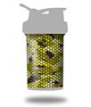 Skin Decal Wrap works with Blender Bottle ProStak 22oz HEX Mesh Camo 01 Yellow (BOTTLE NOT INCLUDED)