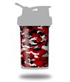 Skin Decal Wrap works with Blender Bottle ProStak 22oz WraptorCamo Digital Camo Red (BOTTLE NOT INCLUDED)