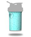 Skin Decal Wrap works with Blender Bottle ProStak 22oz Raining Neon Teal (BOTTLE NOT INCLUDED)