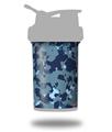 Skin Decal Wrap works with Blender Bottle ProStak 22oz WraptorCamo Old School Camouflage Camo Navy (BOTTLE NOT INCLUDED)